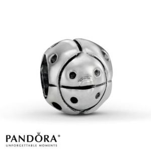Pandora Retired Ladybug 925 Sterling Silver Authentic Bracelet Charm Bead